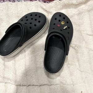Flat form Crocs!!